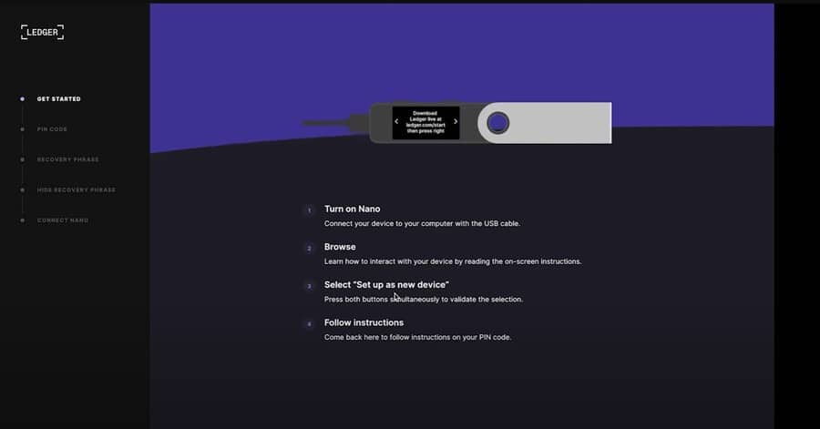 Ledger Wallet Get started
