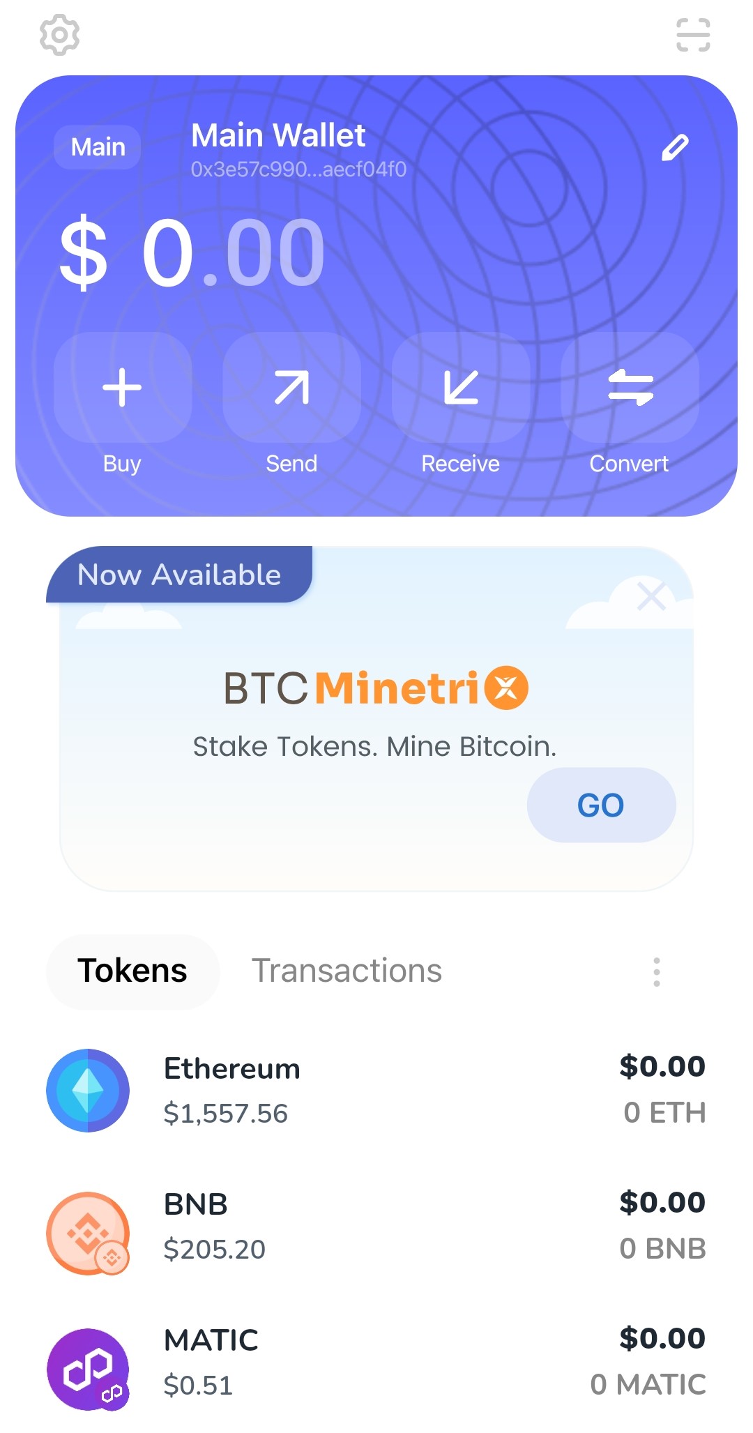 Best Wallet main wallet