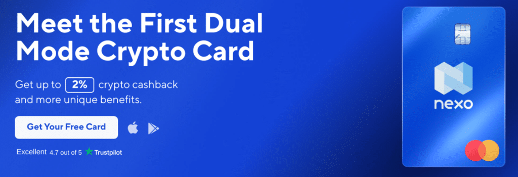 nexo card banner